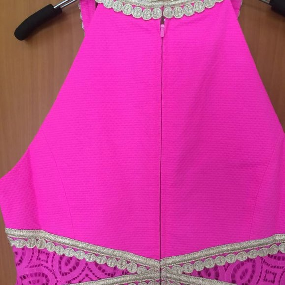 Lilly Pulitzer Layne Stretch Shift dress pink - Picture 4 of 7